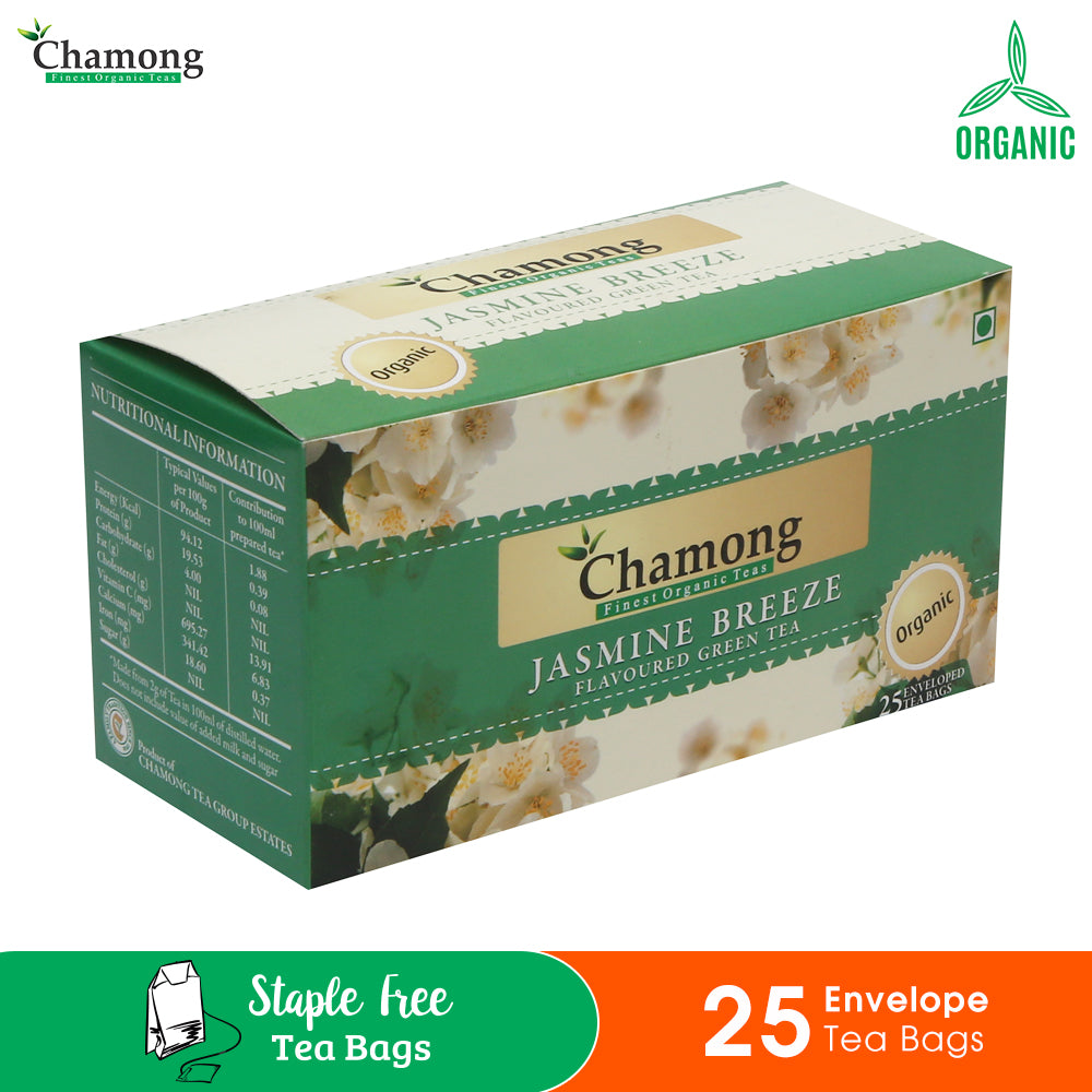 Jasmine Green Tea Organic Silk Teabags x40